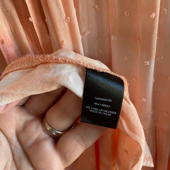 Torrid - Peach Tie-Dye Clip-Dot Kimono - Picture 14 of 15